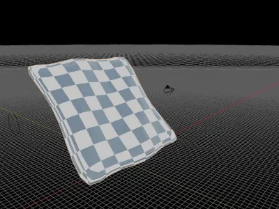 Swinging Contest Flag Free 3D model