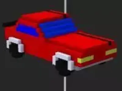 Mazda car Low-poly 3D model