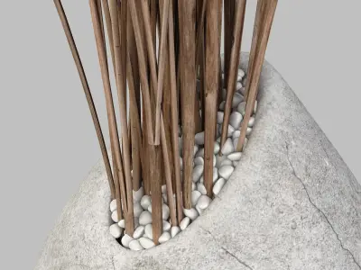 Branch slice vase n5 3D model