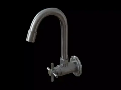 Sink Tap Low-poly 3D model purchase