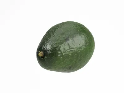 Photorealistic Avocado 3D Scan 2 3D model