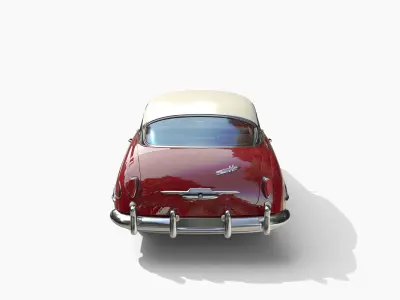 4 Door Hudson Hornet with interior v1 3D model