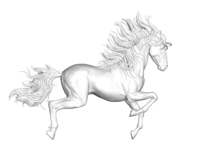 Horse 3D model 13