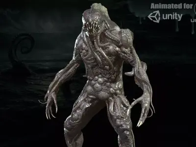 MutantZ8 Low-poly 3D model