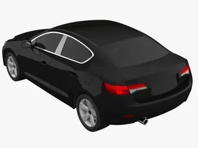 Sedan 1 acura 3D model