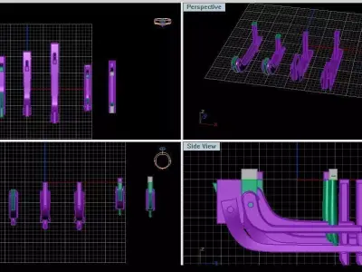 Accessories for earrings Free 3D print model