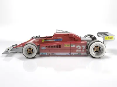 Ferrari F1 126 CK 1980 3D model
