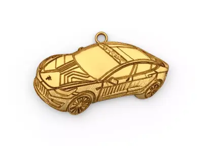 car pendant-04 printable jewelry 3D print model