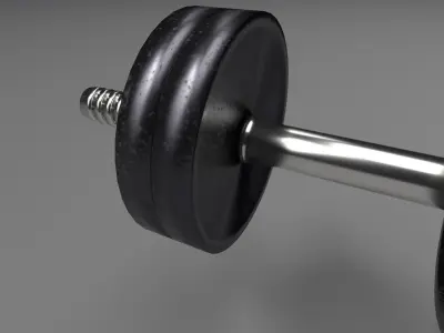 Dumbbell pair of dumbbells 3D model purchase