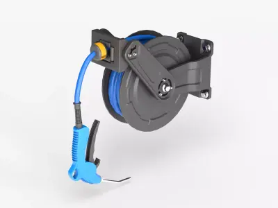 Air hose reel 3D model