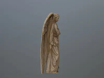 greek statue 3 Low-poly 3D model