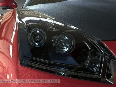Nissan GTR 3D model