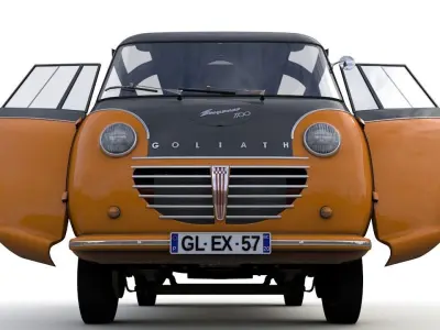 GOLIATH EXPRESS 1100 LUXUSBUS 1957 3D model