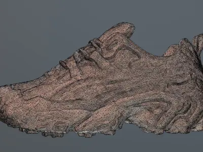 ASICS GEL NANDI SHOES PBR Low-poly 3D model