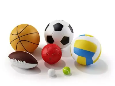 Childrens Sports Balls 3D model