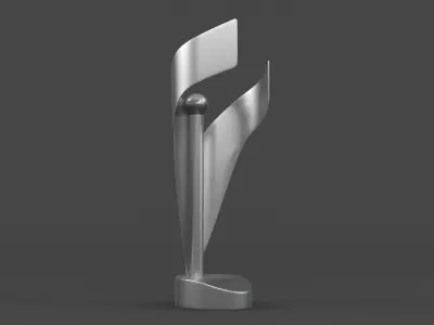 Trophy Cups 3D model 9