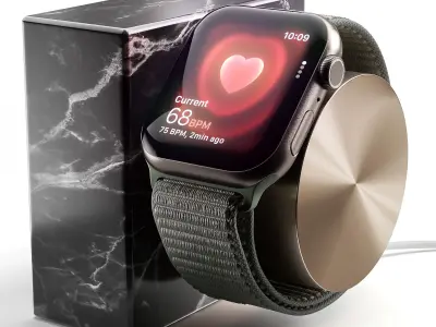 Apple Watch Series 9 Cypress Sport Loop 3D model