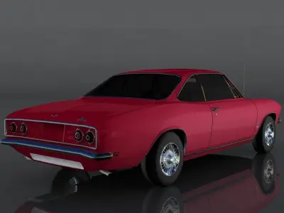 Chevrolet Corvair Monza Low-poly 3D model