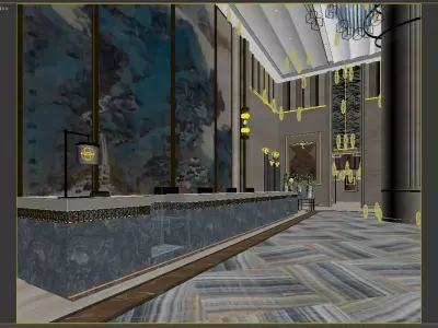 Reception  4 3D model