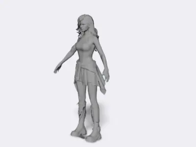 Nova - 3D Character Model Low-poly 3D model