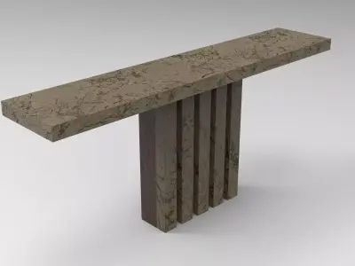Osario Marble Table Low-poly 3D model