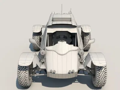 Suzuki Swift GTI Buggy UTV Dakar 3D model