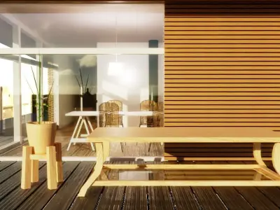 Modern house Free 3D model