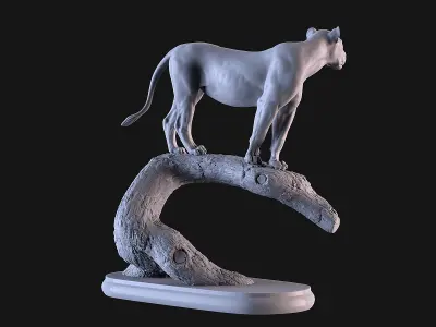Lioness 3D print model