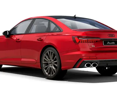 Audi S6 2021 3D model