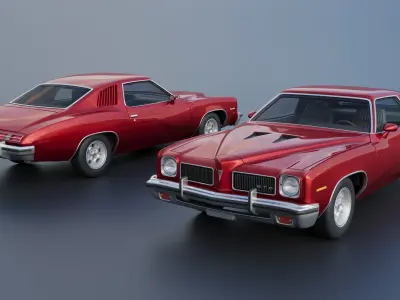 Pontiac GTO 1973 3D print model