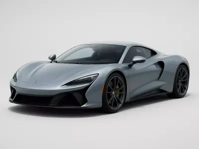 Ultra-Realistic Sports Car 3D Model - High-Poly Luxury Supercare 3D model