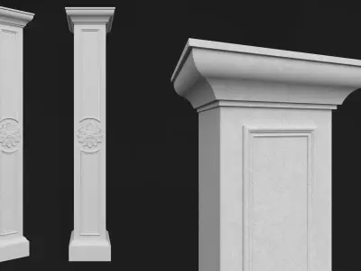 Column Decorative 4 3D model
