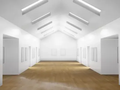 ART GALLERY 2 Museum Interior 3D 3D model