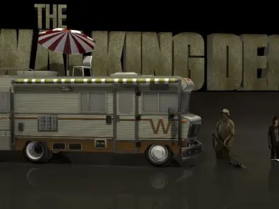 Walking Dead Winnebago Chieftain 3D model