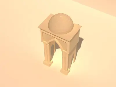 classic arch 3D model purchase