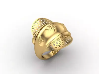Plain Ring Women Ready STL 3DM Models Womens Rings 3D models 3D print model 46