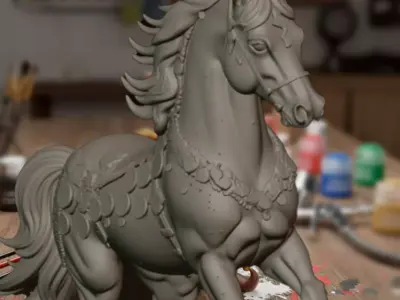 Christmas Creations - Horse 3D print model