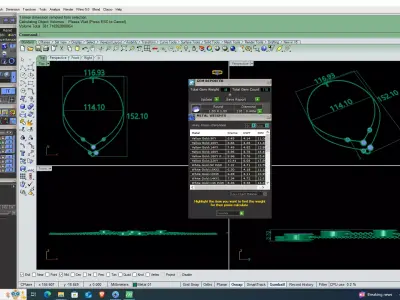 Luxury Layered Diamond Necklace Jewellery CAD Design 3DM STL 3D print model