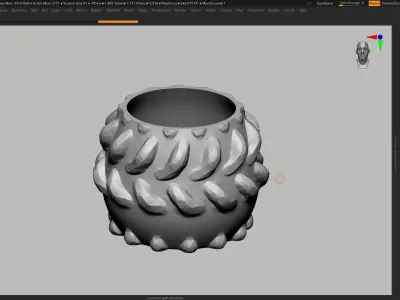 vase 3d print 496 3D print model