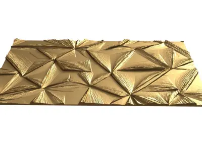 decor set wall panel ornament mural CNC 06 3D print 3D print model