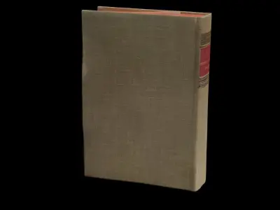 Photo Scan- Antique Book- The Illiad- Low poly 3D model Low-poly 3D model