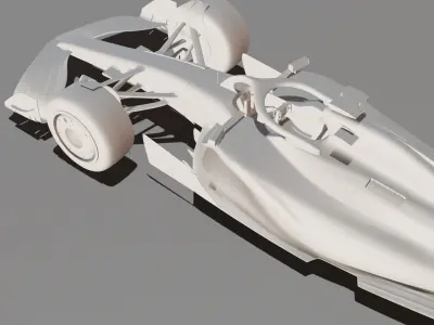 Formula 1 Red Bull Racing Car Ready to 3D Print 3D print model