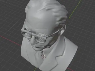 Vladimir K Zworykin 3D print model