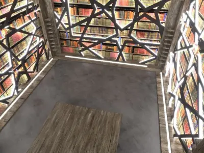 Books Virtual Studio 3D model
