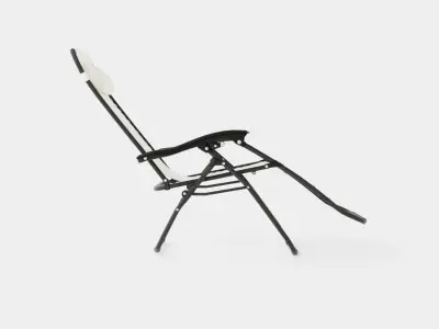 Hannover Relax Chair Grey Low-poly 3D model