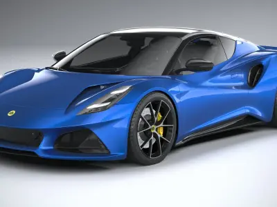 Lotus Emira 2023 LowPoly 3D model
