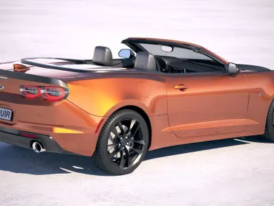 Chevrolet Camaro Convertible RS 1LE CG 2019 3D model