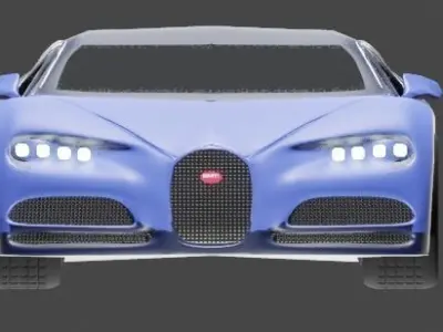 bugatti chiron 3D model