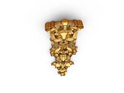 carved classic decorative ornament cnc 3d printing stl 01 3D model