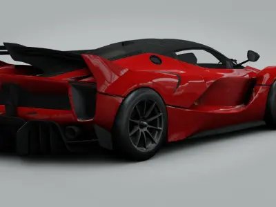 Ferrari FXX K Evo 2018 3D model
